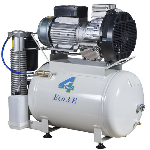 Kompressor für Zahnmedizin - ECO3E - 4TEK SRL   - medizinisch / Kolben / 3 Arbeitsplätze