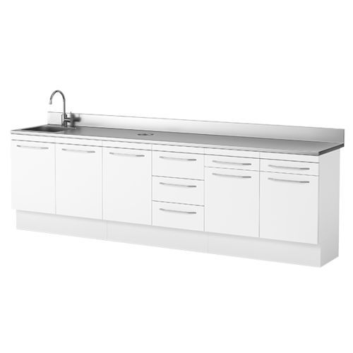 Möbelset mit Waschbecken - ARIES MEDICAL Srl - Mehrzweck / Labor / für Zahnarztpraxis