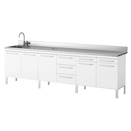 Möbelset mit Waschbecken - ARIES MEDICAL Srl - Mehrzweck / Labor / für Dentallabor
