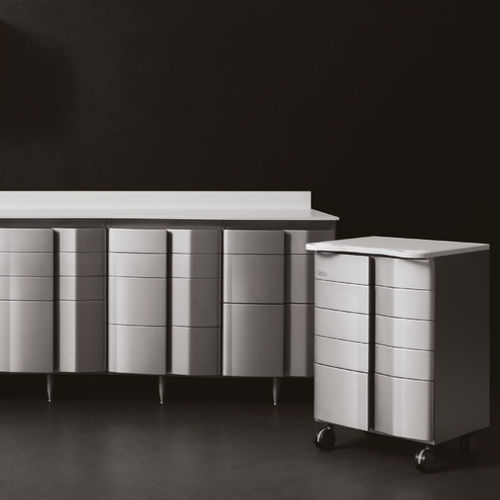 Schrank für Zahnarztpraxis - DÉCO - ARIES MEDICAL Srl - Abstell / für zahnärztliche Instrumente / modular