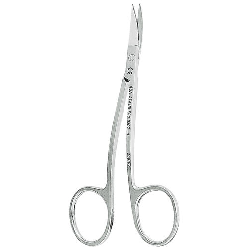 Zahnfleischschere - 0307-1 - ASA Dental - La Grange / für Humanmedizin / gebogen