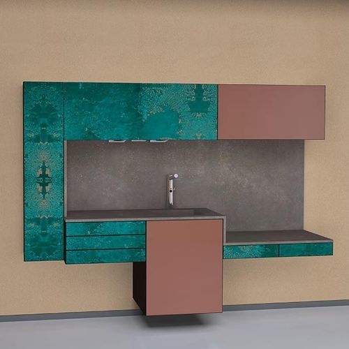 Schrank für zahnärztliche Instrumente - Fashion  - ASTRA MOBILI METALLICI   - für Zahnarztpraxis / mit Regal / mit Tür