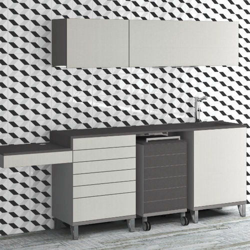 Schrank für zahnärztliche Instrumente - Ceramic  - ASTRA MOBILI METALLICI   - für Zahnarztpraxis / mit Regal / mit Tür