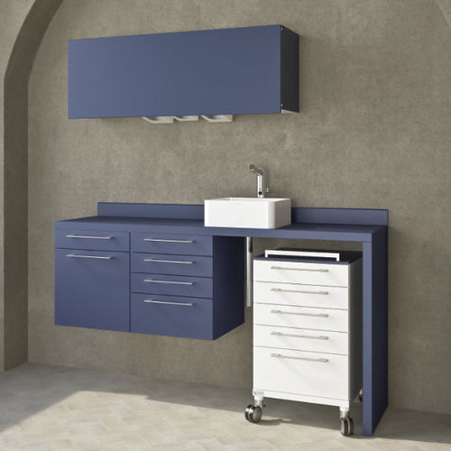 Schrank für zahnärztliche Instrumente - Decus - ASTRA MOBILI METALLICI   - für Zahnarztpraxis / mit Regal / mit Tür