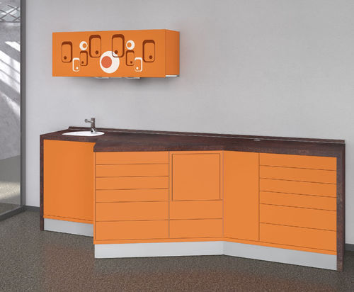 Schrank für zahnärztliche Instrumente - Decus - ASTRA MOBILI METALLICI   - für Zahnarztpraxis / mit Regal / mit Tür