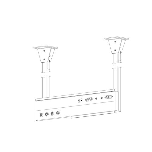 Deckenmontierte Versorgungseinheit - THERAPY S.2 - ATENA LUX - für die Intensivstation / LED