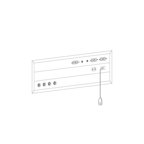 Wandmontierte Versorgungseinheit - THERAPY R.2 - ATENA LUX - für die Intensivstation / LED