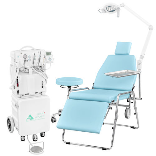 Tragbare Dentaleinheit - Super-Port - BPR Swiss - mit Instrumententräger / mit LED-Licht