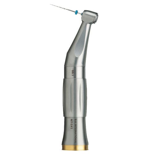 Endodontisches Winkelstück - BA NiTi BAE45 - BA International - mit Luftmotor / Magnet / Untersetzung