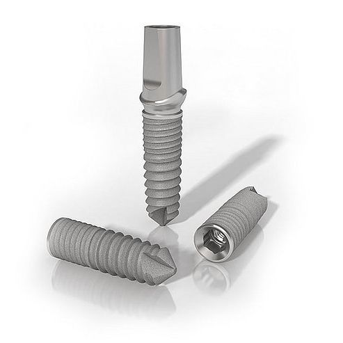 Konisches Zahnimplantat - Semados® RI - BEGO - Titan / inneres Sechseck / Schrauben