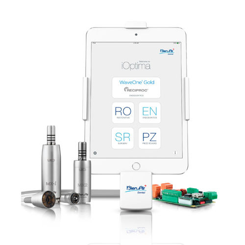 Kontrolleinheit für Mikromotor / Dental - iOPTIMAINT - Bien-Air Dental - elektrisch / mit LED-Licht / Komplettset