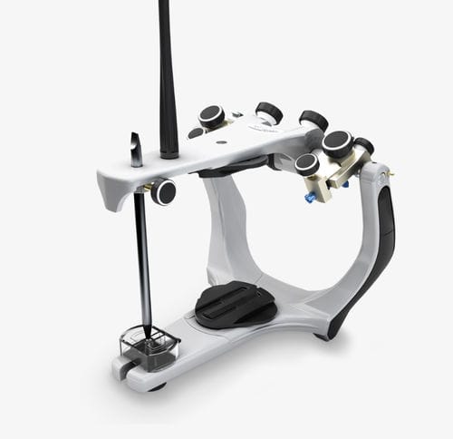 Dentaler Artikulator / halb-einstellbar - A7Plus-E - BIO-ART EQUIPAMENTOS ODONTOLÓGICOS - mit magnetischem Montagesystem / Gesichtsbögen / Aluminium