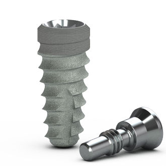 Konisches Zahnimplantat - TLXP38xx series - BioHorizons - Titan / inneres Sechseck