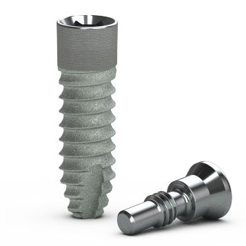 Konisches Zahnimplantat - TLX34xx/TLX30xx - BioHorizons - Titan / inneres Sechseck / schmal
