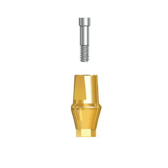 Implantat-Abutment / Titan - SAAT series - BIOTEM.Co.,Ltd   - inneres Sechseck / gerade / schmal