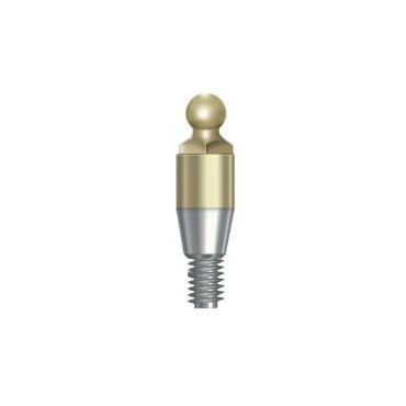 Implantat-Abutment / Titan - SABS45 series  - BIOTEM.Co.,Ltd   - mit Innenverbindung / Kugel / gerade