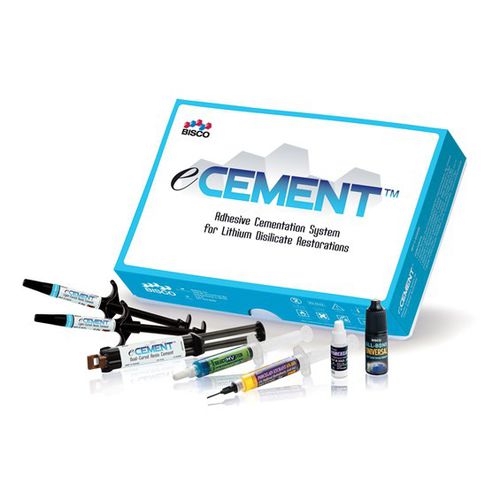 Dentalkleber zur Dentalrestaurierung - eCEMENT® - BISCO - CAD/CAM / Harz / auf Siliziumbasis