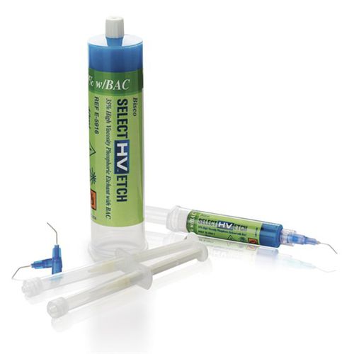 Zahnmedizinisches Material / Phosphorsäure - SELECT HV® ETCH W/BAC - BISCO - zur Dentalrestaurierung / für kieferorthopädischen Klammern