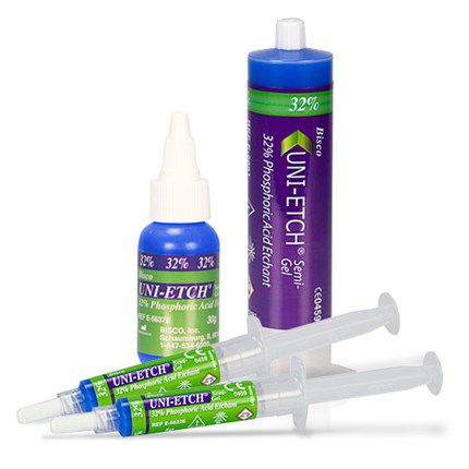 Zahnmedizinisches Material / Phosphorsäure - Uni-Etch® - BISCO - zur Dentalrestaurierung / Gel