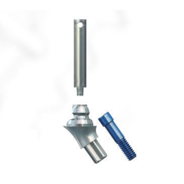 Implantat-Abutment / Titan - SKYFn355 - bredent medical - mit Innenverbindung / gewinkelt / schmal