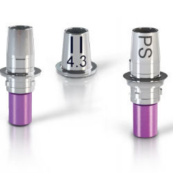 Implantat-Abutment / Titan - K2244.3848 - CAMLOG Biotechnologies - mit Außenverbindung / mit Innenverbindung / Ti-Base