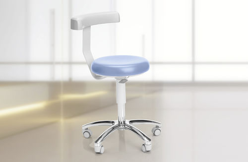 Dentalhocker - C8 - Castellini - höhenverstellbar / drehbar / mit Rückenlehne