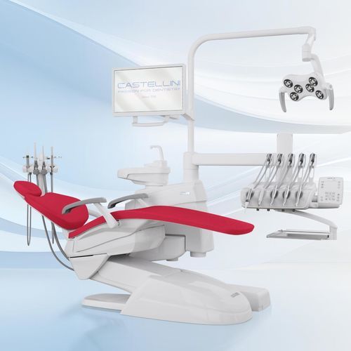 Kompakte Dentaleinheit - Puma ELI R  - Castellini - mit flexiblem Kopfstück / mit Monitor / mit Hygienesystem
