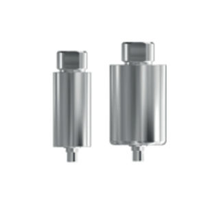 Implantat-Abutment / Titan - 41.61.00x, 41.71.00x series - Cendres+Métaux SA   - interner Dreipass / gerade / Schrauben