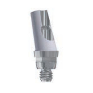 Implantat-Abutment / Titan - 41.22.009,  41.23.009 - Cendres+Métaux SA   - innerer Achtkant / gewinkelt / Schrauben