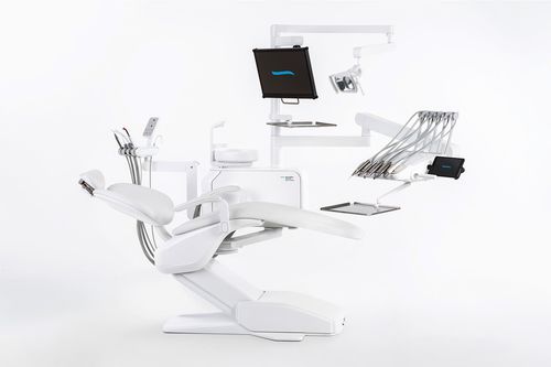 Dentale Behandlungseinheit / mit Stuhl - Model Pro 500 - DIPLOMAT DENTAL s.r.o. - kompakt / mit Monitor / mit Instrumententräger