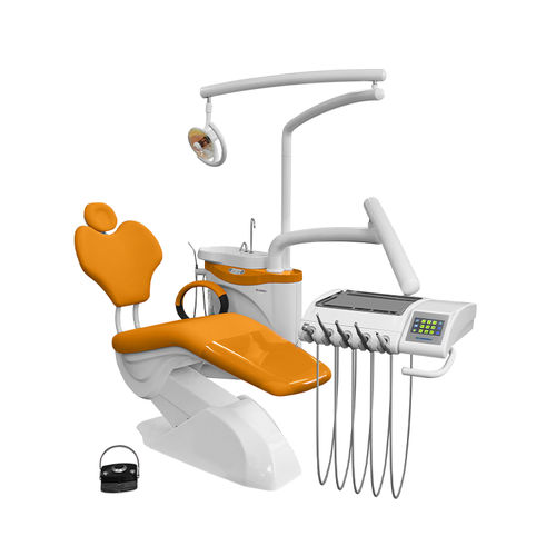Dentaleinheit mit flexiblem Kopfstück - 654 NIKA - CHIROMEGA - mit Hygienesystem / mit Instrumententräger / mit LED-Licht
