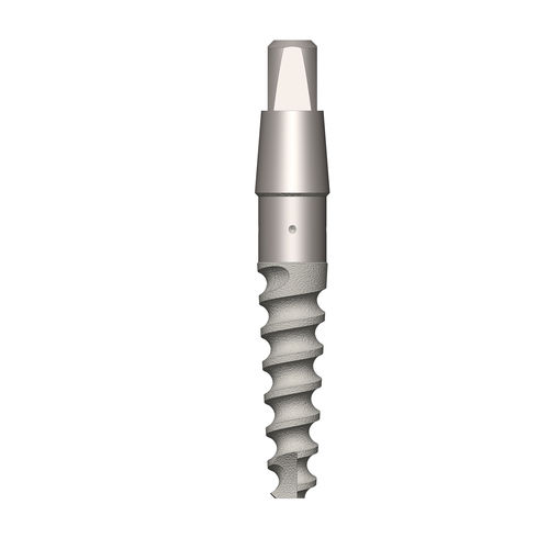 Konisches Zahnimplantat - One Piece series - Cortex-Dental Implants Industries - Titan / mit Außenverbindung / schmal