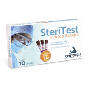 Sterilisations-Bioindikator - SteriTest  - CRISTOFOLI EQUIPAMENTOS de SEGURANCA - LTdA   - medizinisch