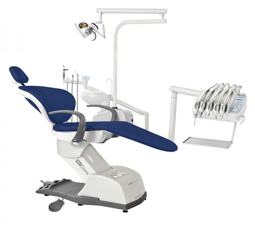 Dentale Behandlungseinheit / mit elektromechanischem Stuhl - CROMA TECHNO 200 - DABI ATLANTE - mit Instrumententräger / mit Licht