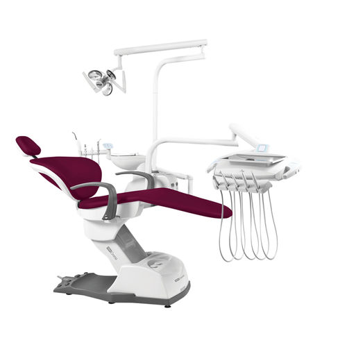 Dentale Behandlungseinheit / mit elektromechanischem Stuhl - CROMA TECHNO V - DABI ATLANTE - mit Instrumententräger / mit Licht