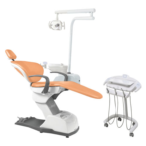 Dentale Behandlungseinheit / mit elektromechanischem Stuhl - TECHNO V - CART - DABI ATLANTE - mit Instrumententräger / mit LED-Licht