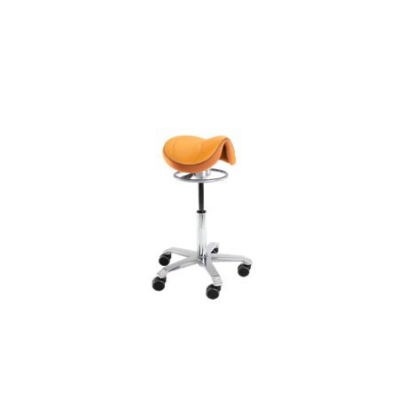 Dentalhocker - AMAZONE BALANCE - Carlo De Giorgi - höhenverstellbar / auf Rollen / sattelförmig