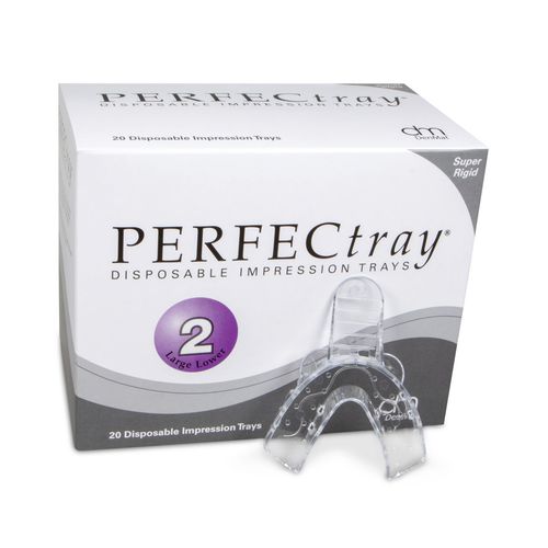 Dentaler Abdrucklöffel / Dental Teilprothetik - Perfectray®#2 - DenMat Holdings - Dental unten / perforiert