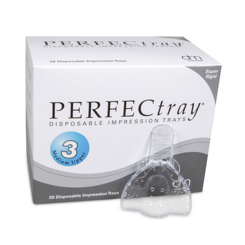 Dentaler Abdrucklöffel / Dental Teilprothetik - Perfectray® #3  - DenMat Holdings - obere / perforiert