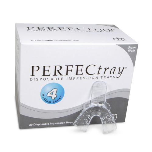 Dentaler Abdrucklöffel / Dental Teilprothetik - Perfectray® #4  - DenMat Holdings - Dental unten / perforiert