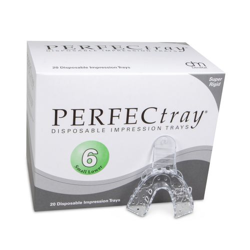 Dentaler Abdrucklöffel / Dental Teilprothetik - Perfectray® #6  - DenMat Holdings - Dental unten / perforiert