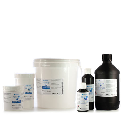 Zahnmedizinisches Material / PMMA - ACRY ORT SC - Ruthinium Group - orthodontisch / flüssig / Pulver