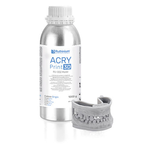 Zahnmedizinisches Material / Harz - ACRY RU-002  - Ruthinium Group - für 3D-Druck / zur Modellierung / photopolymerisierbar