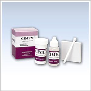 Dentalkleber für Zahnbrücken - CIMEX - DENTAMERICA, Inc.   - für Dentalkronen / für kieferorthopädische Klammern