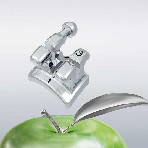 Orthodontie Bracket / Metall - topic - DENTAURUM - großformatig / nickelfrei