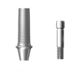Implantat-Abutment / Titan - TAB 45 NG - Dentium - mit Innenverbindung / gerade / temporär