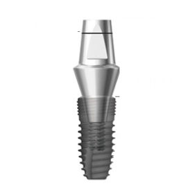 Implantat-Abutment / Titan - Dual  - Dentium - mit Innenverbindung / gerade