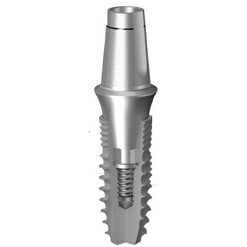 Konisches Zahnimplantat - NR Line - Dentium - Titan / innerer Achtkant / schmal