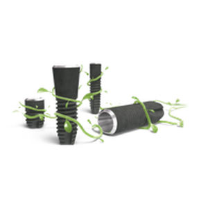 Zylindrisches Zahnimplantat - OsseoSpeed™ TX - DENTSPLY Implants GmbH - Titan / mit Innenverbindung