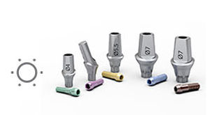 Implantat-Abutment / inneres Sechseck - TiDesign™ EV/ ZirDesign™ EV - DENTSPLY Implants GmbH - anatomisch
